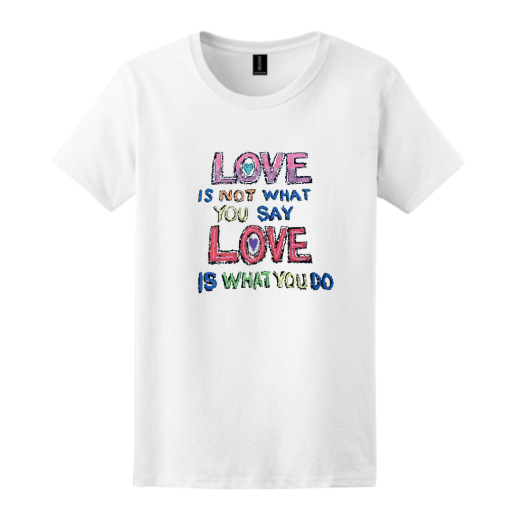 Love Is Not What You Say Women's Tee